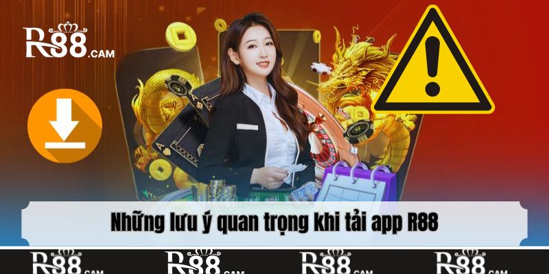 Những lưu ý quan trọng khi tải app R88